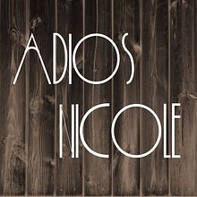 Trabajo de Clase - Portada Disco del Grupo ADIÓS NICOLE (No Oficial). Br, ing, Identit, Collage, Design, Product Design, T, and pograph project by Paula Franco Abellán - 12.24.2016
