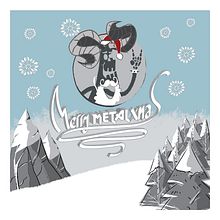 Merry Metal Xmas. Traditional illustration project by Javier García García de Iturrospe - 12.28.2016