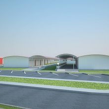 Entrada de la Universidad de Oriente - Sucre - Venezuela. 3D, Architecture, and Design project by Carlos Perez - 12.29.2016