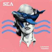 Diseño de Merchandising para Músicos: Arte de tapa de Luciano Volador. Design gráfico e Ilustração tradicional projeto de Luciano Torres - 29.12.2016