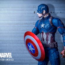 MARVEL Capitán América | Antes y después. Photograph project by David Brat - 12.30.2016