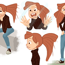 Nina. Un proyecto de Diseño de personajes de M Carmen Bazán Romero - 31.12.2016