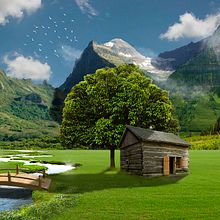 Mi Proyecto del curso: Matte Painting: creando mundos fotorrealistas. Graphic Design project by jaraca - 01.01.2017