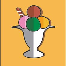 Ice Cream. Un projet de Design graphique de Marta Villegas - 03.01.2017