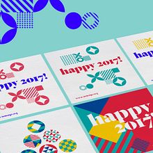 Seasonal greeting cards Ein Projekt aus dem Bereich Kunstleitung, Grafikdesign und Traditionelle Illustration von ely zanni - 04.01.2017