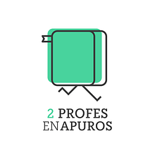 Identidad dinámica para '2 profes en apuros'. Un progetto di Br, ing, Br, identit, Direzione artistica, Graphic design e Illustrazione tradizionale di azul recreo - 04.01.2017