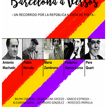 Barcelona a versos, miniguía . Cop, writing, Design, Editorial Design, Graphic Design, and Marketing project by Mercedes Parrilla Álvarez - 03.06.2016