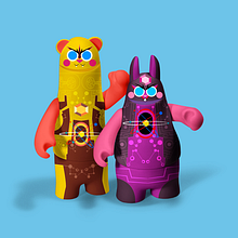 GAS VINYL TOY. Un proyecto de Diseño de juguetes, Diseño de personajes e Ilustración tradicional de Jhonny Núñez - 07.01.2017