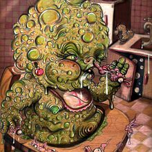 Mocosa // Fan Art  Garbage pail Kids . Un progetto di Illustrazione tradizionale di Guacala Studio - 08.01.2017