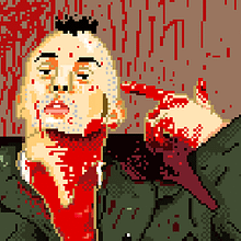 Mi Proyecto del curso: Técnicas de Ilustración en Pixel Art: Taxi Driver. Animation, and Traditional illustration project by Erick Enriquez - 01.08.2017