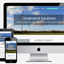 Coverwind | Web corporativa. Desenvolvimento Web projeto de Javier Trillo Fontán - 02.01.2017