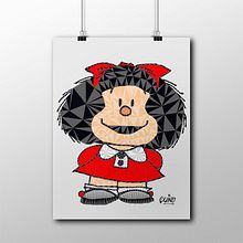 Póster de MAFALDA. Un proyecto de Diseño, Diseño gráfico e Ilustración tradicional de Ana S. Dullius - 14.07.2016