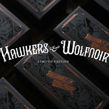 Hawkers & Wolfnoir Ltd. Edition. Un proyecto de Diseño gráfico, Ilustración tradicional y Packaging de David Sanden - 10.01.2017