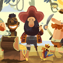 Piratas!. Traditional illustration project by Diego Pérez - 03.06.2015