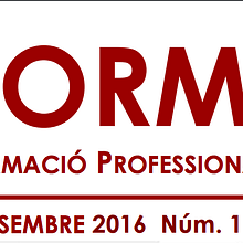 Portada revista Consorci per a la Formació Continua de Catalunya. Un progetto di Design editoriale di Jordi Martínez - 14.12.2016