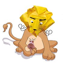 "El león y el ratón", cuento infantil. Publicado por SM y Cruïlla. Education, Traditional illustration, Digital Illustration, and Children's Illustration project by Serina Maio - 01.11.2017