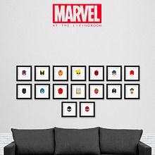 MARVEL at the livingroom. Un projet de Illustration traditionnelle de Ruben Caja - 12.01.2017