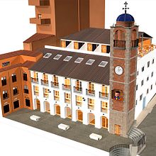 Hotel en la plaza mayor. 3D project by Javier García Gómez - 01.12.2017