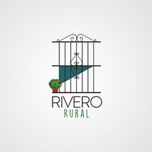 Logotipo Rivero Rural. Graphic Design project by Patricia Vilches - 01.12.2017
