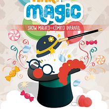 Cartel Nari-magic. Graphic Design project by Patricia Vilches - 01.12.2017