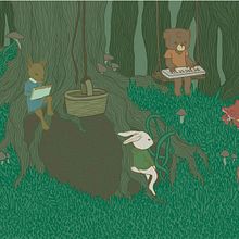 Desde arriba - Picture book. Un proyecto de Diseño de personajes e Ilustración tradicional de Sara HP - 12.01.2014