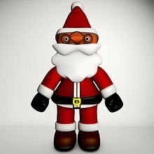 SANTA CLAUS - Mi Proyecto del curso: Diseño de personajes en Cinema 4D: del boceto a la impresión 3D. 3D project by Marc Multimèdia - 01.13.2017