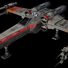 Modelado 3D  //  X-Wing. 3D project by David Escribano Gálvez - 07.25.2016