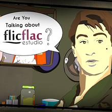 Travis, Taxi Driver y flicflac estudio. Animação projeto de flicflac estudio - 15.01.2017