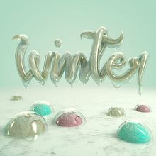 Winter. Un proyecto de 3D, Caligrafía, Diseño gráfico y Escritura de Marina - 15.01.2017
