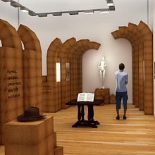 Diseño Expositivo. Projekt z dziedziny Architektura wnętrz i Projektowanie wnętrz użytkownika Susana Gutiérrez González - 16.03.2016