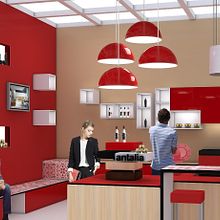 Diseño de Showroom. Projekt z dziedziny 3D, Architektura wnętrz, Design, Projektowanie wnętrz, Projektowanie i w, rób mebli i Scenografia użytkownika Susana Gutiérrez González - 14.05.2017