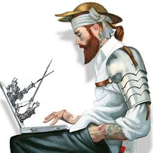 Cultural press - Babelia El País. Fine Arts, Traditional illustration, and Painting project by Fernando Vicente - 01.17.2017