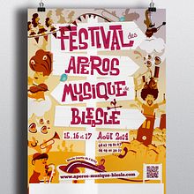 Festival des Aperos Musique de Blesle. Design project by Juan Manuel Vega Horcas - 01.17.2015