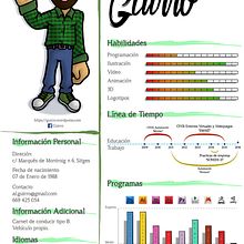 Currículum. Un progetto di 3D, Animazione, Street Art, Belle arti, Fumetto, Design e Graphic design di Aleix Guirro Galerón - 19.01.2017