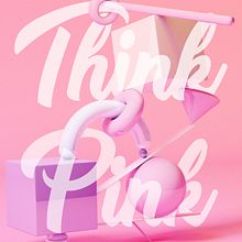 Think Pink !. Un progetto di 3D di ballache3 - 19.01.2017