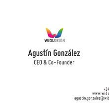 Diseños de tarjetas de visita. Projekt z dziedziny Design i Projektowanie graficzne użytkownika Widu Design - 20.01.2017