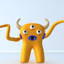 Mi monstruo en la ciudad. Un progetto di 3D e Character design di Adrián Martini - 21.01.2017