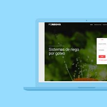 Web empresa de riego por goteo. Un projet de Développement web de Kike Algarra - 22.01.2017