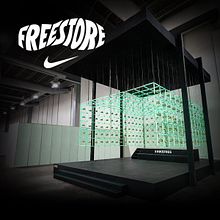 Nike Freestore. Architecture, Marketing, Advertising & Industrial Design project by Daniel Granatta - 04.05.2013