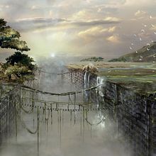 Matte Painting - proyecto curso presencial Carles Marsal . Photograph, and Traditional illustration project by Eli Trotta Sanz - 01.22.2017