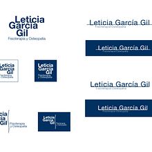 LETICIA GARCÍA GIL, Fisioterapia y Osteopatía. Br, ing & Identit project by GUSTAVO HIDALGO FERNANDEZ - 01.24.2017