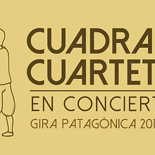 Cuadrante Cuarteto - Gira Patagónica 2016. Projekt z dziedziny Projektowanie graficzne, Trad, c i jna ilustracja użytkownika María Laura Conte Grand - 31.03.2016