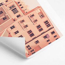 FIVE TONES of SUNSET. Een project van Architectuur,  Beeldende kunst, Stripboek,  Art direction,  Ontwerp, Grafisch ontwerp, Traditionele illustratie y  Reclame van Gastón Bruno - 25.01.2017