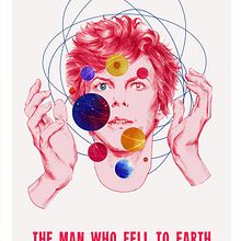The man who fell to Earth . Design & Ilustrație tradițională de Marta Orse - 09.30.2016