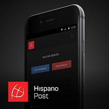 Portal Web Hispano Post. Graphic Design, Web Design, and UX / UI project by Aitor Saló - 01.25.2017