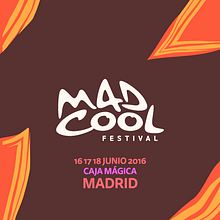 Cartel MadCool 2016. Graphic Design project by Jurgen Barrionuevo Santamaria - 01.26.2017