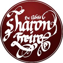 Ex Libris para Sharon Freire. Calligraph project by Cris Pujadas - 01.28.2017