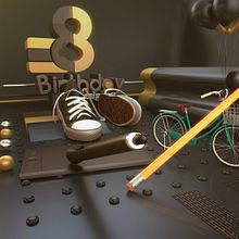 Desarrollo de espacio 3d conmemorativo . Un progetto di 3D, Design e Illustrazione tradizionale di francisco Campos - 29.01.2017
