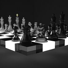 Ajedrez Retroiluminado 3DMax.. 3D, Lighting Design, Game Design, Graphic Design, and Multimedia project by Jorge Domínguez Fernández - 07.24.2016