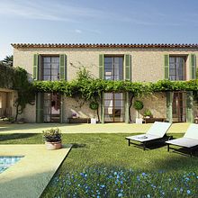 ​Interiorismo y visualización 3D de una vivienda rústica en Santanyí, Mallorca. 3D, Architecture & Interior Architecture project by Artic 3D - 01.29.2017